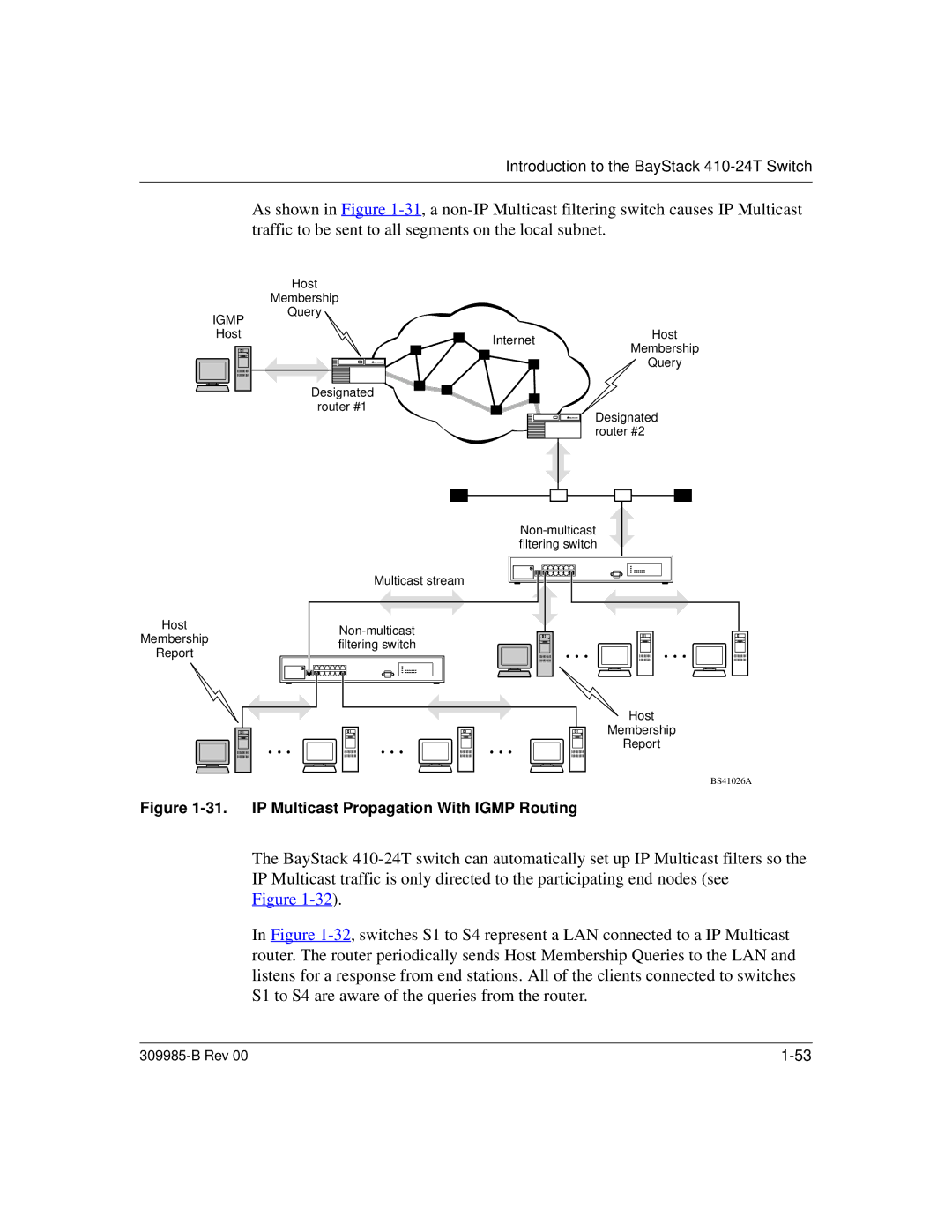 Nortel Networks 24T manual IP Multicast Propagation With Igmp Routing 