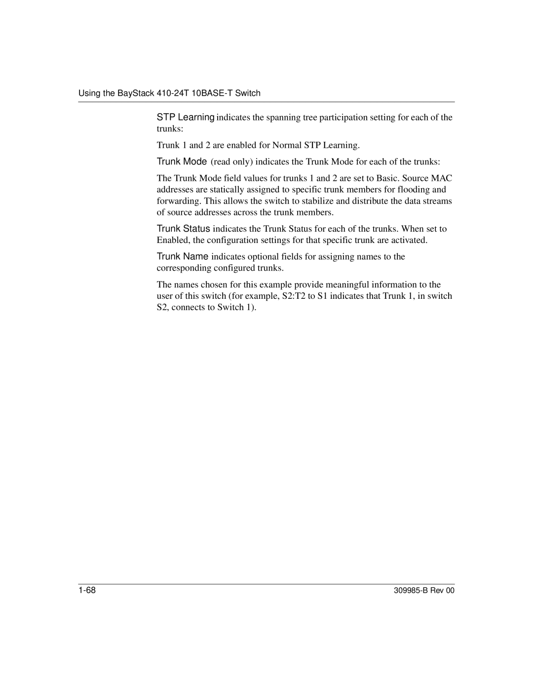 Nortel Networks manual Using the BayStack 410-24T 10BASE-T Switch 