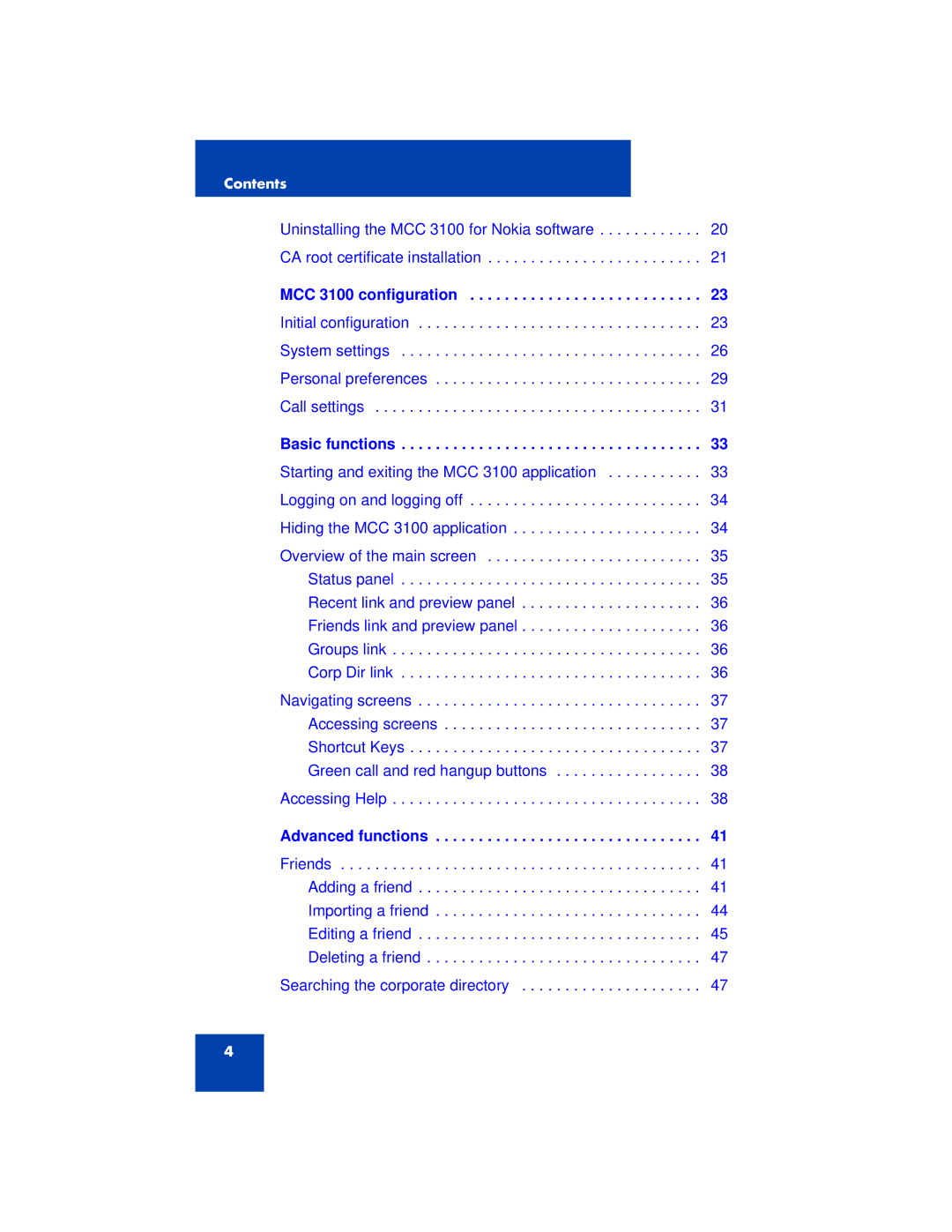 Nortel Networks manual MCC 3100 configuration 