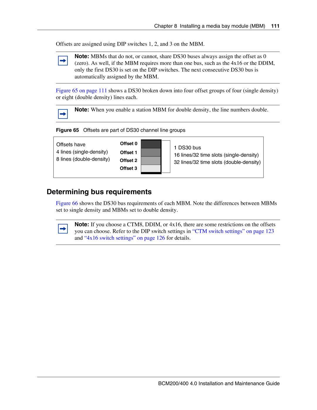 Nortel Networks BCM200, 400 4.0 manual Determining bus requirements 