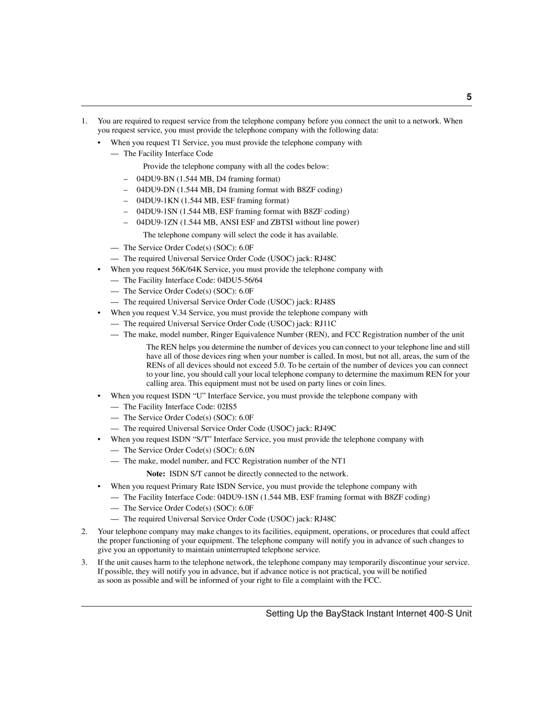 Nortel Networks manual Setting Up the BayStack Instant Internet 400-S Unit 