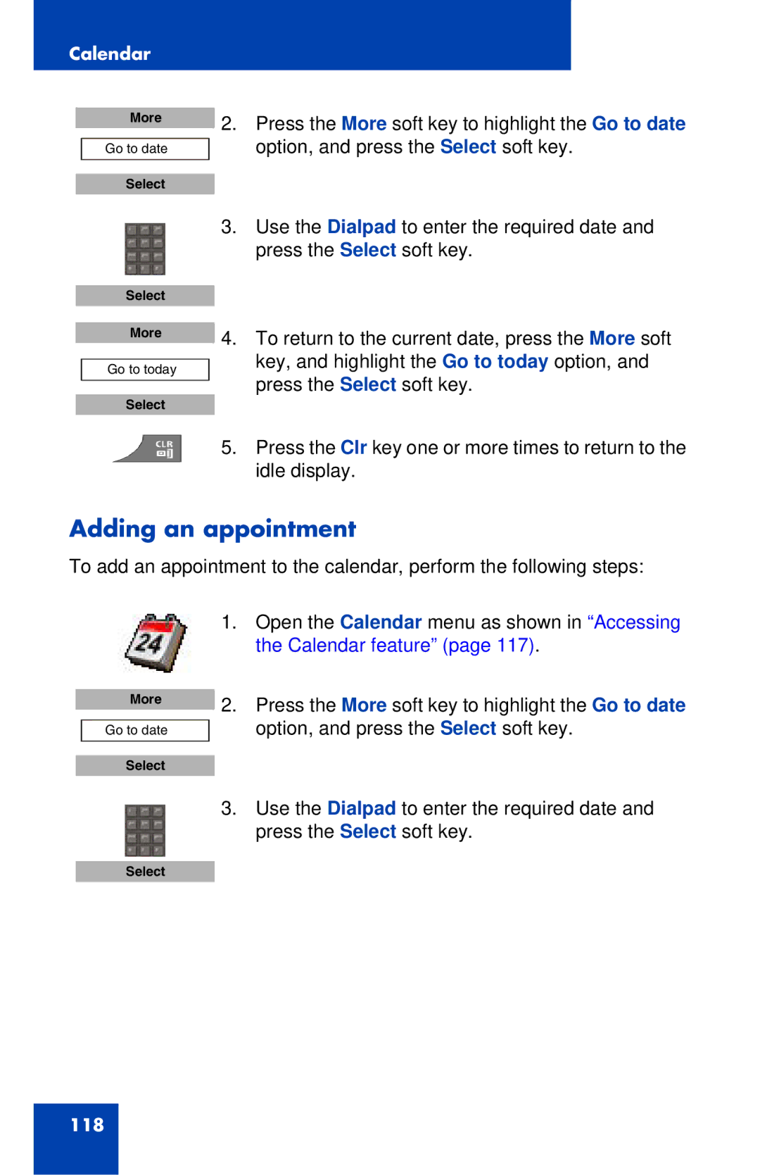 Nortel Networks 4027 manual Adding an appointment 