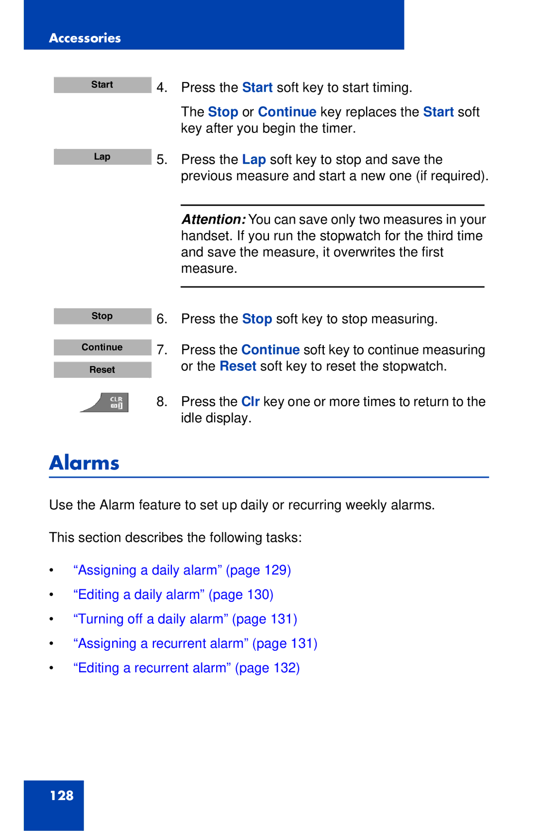 Nortel Networks 4027 manual Alarms 