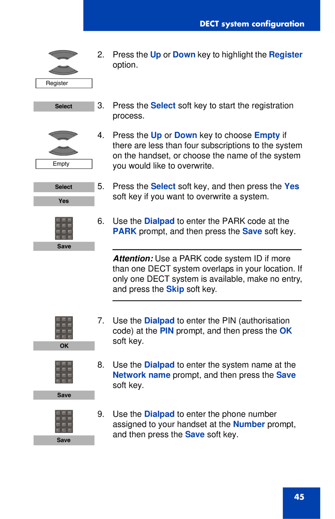 Nortel Networks 4027 manual Select Yes Save 