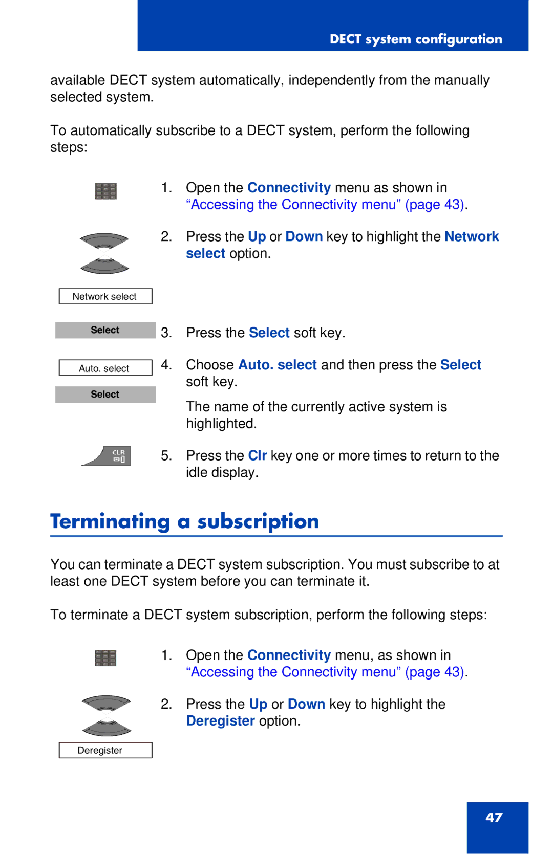 Nortel Networks 4027 manual Terminating a subscription 