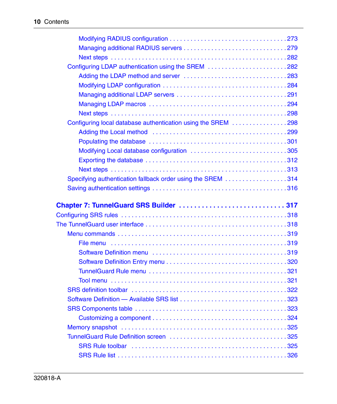 Nortel Networks 4050 manual TunnelGuard SRS Builder 