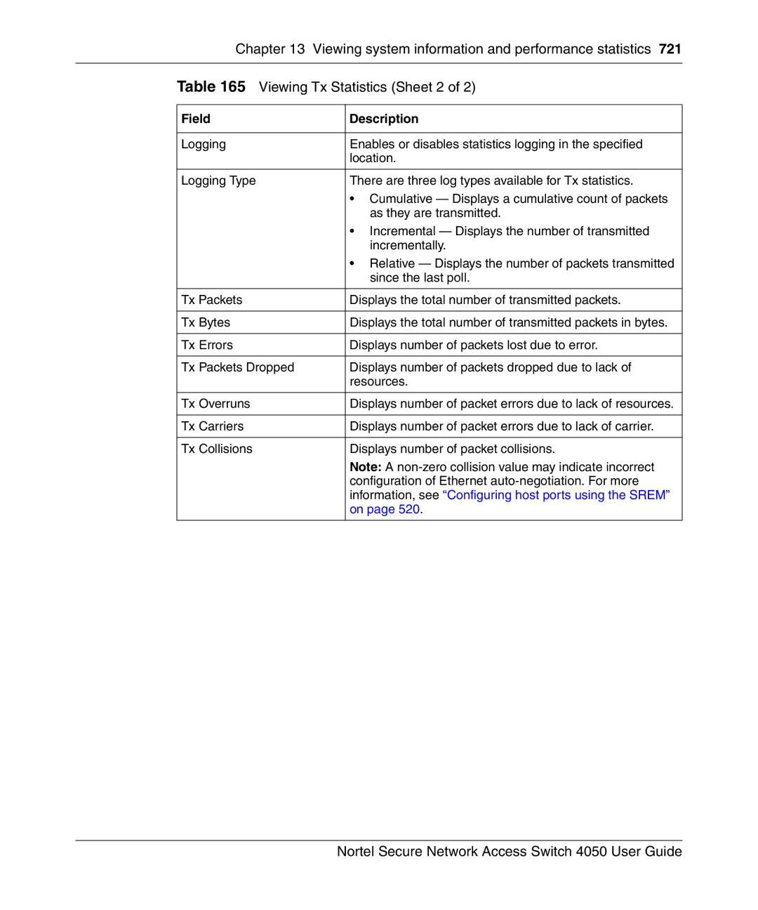 Nortel Networks 4050 manual Information, see Configuring host ports using the Srem 