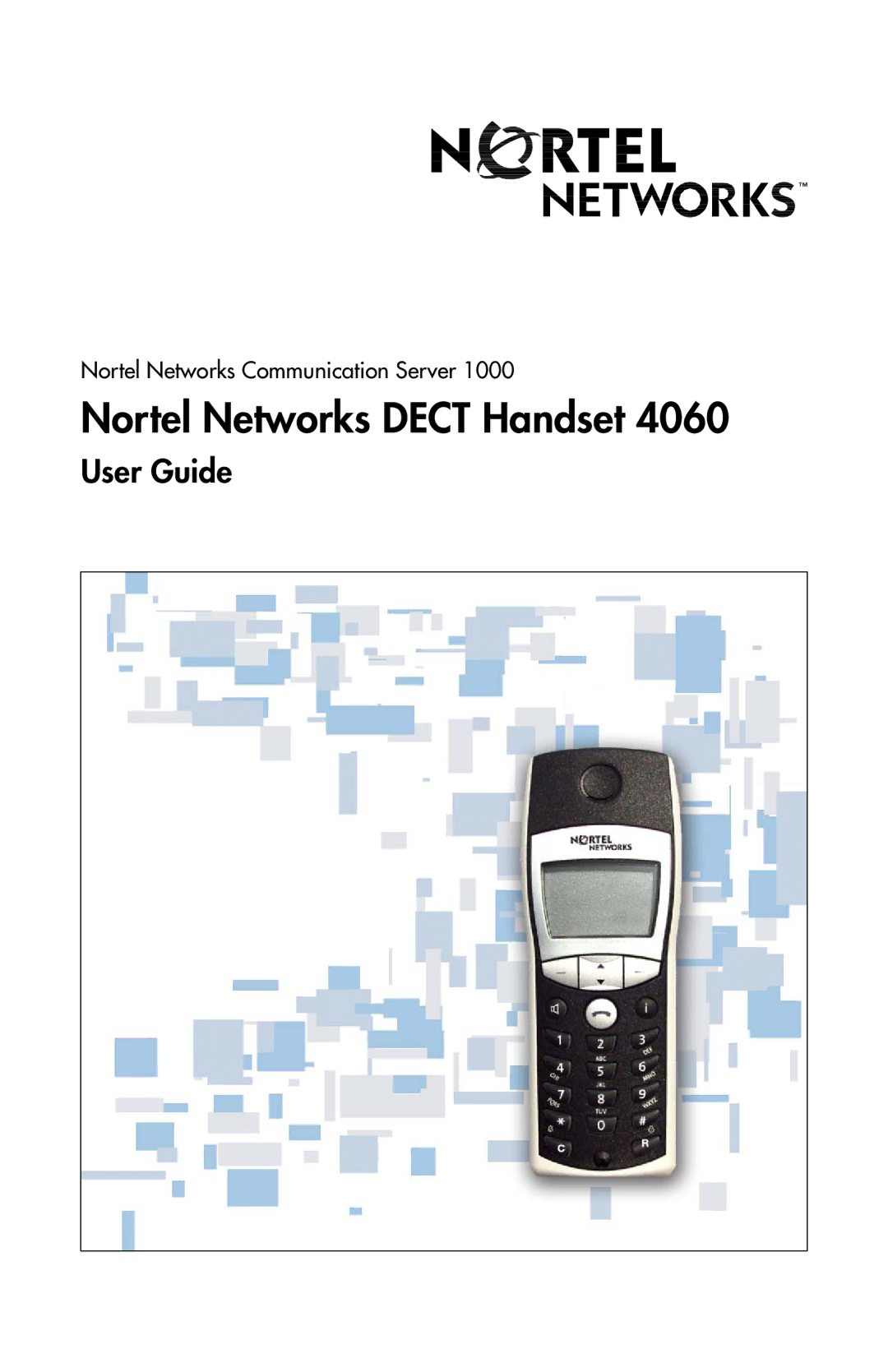 Nortel Networks 4060 manual Nortel Networks Dect Handset 