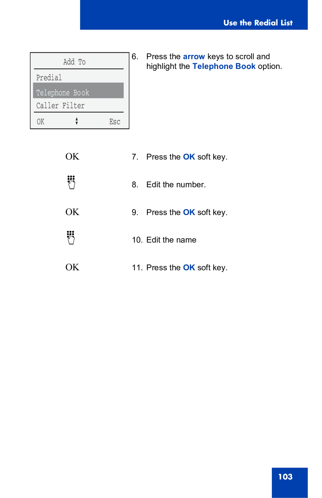 Nortel Networks 4060 manual 103 