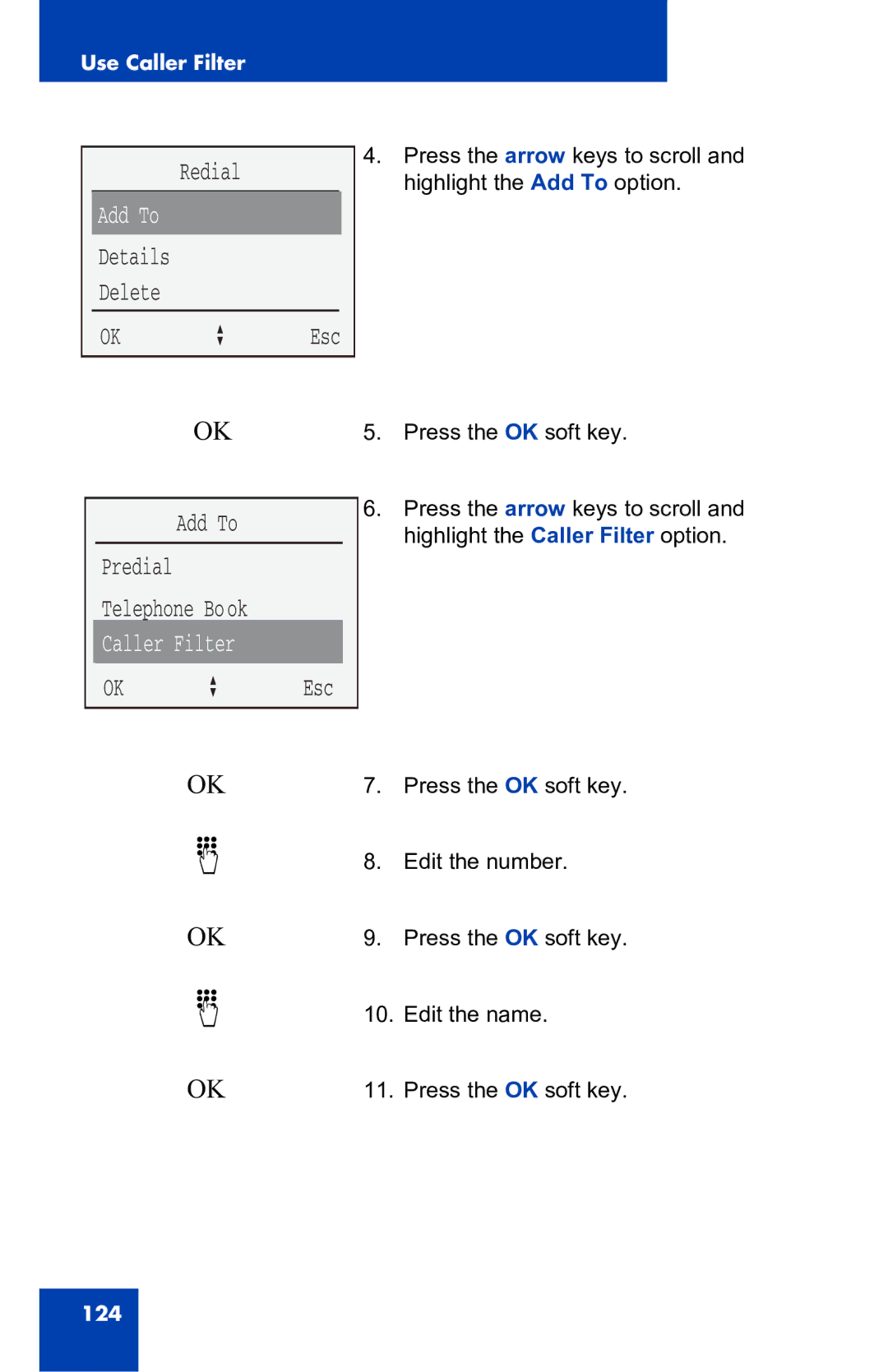 Nortel Networks 4060 manual 124 