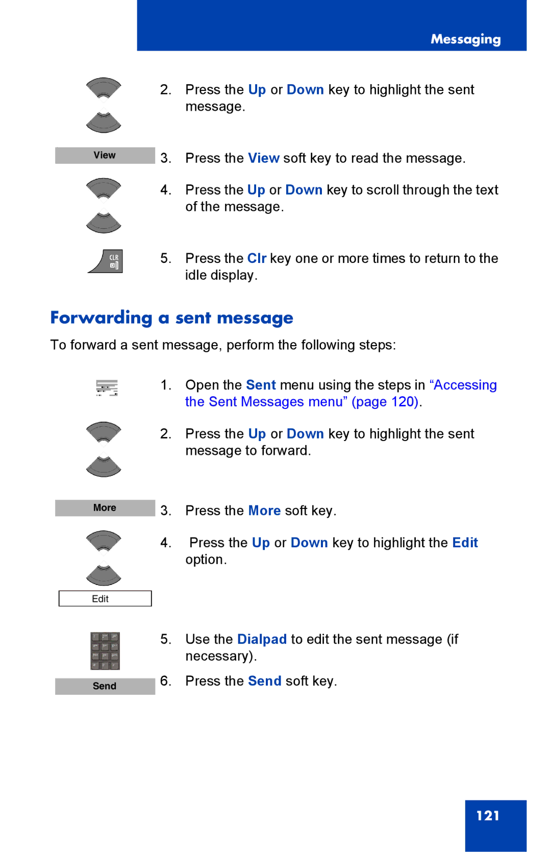 Nortel Networks 4075 manual Forwarding a sent message 