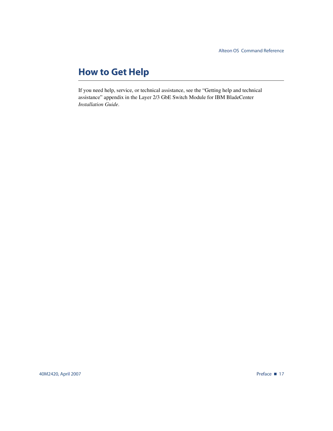 Nortel Networks 40M2420 manual How to Get Help 