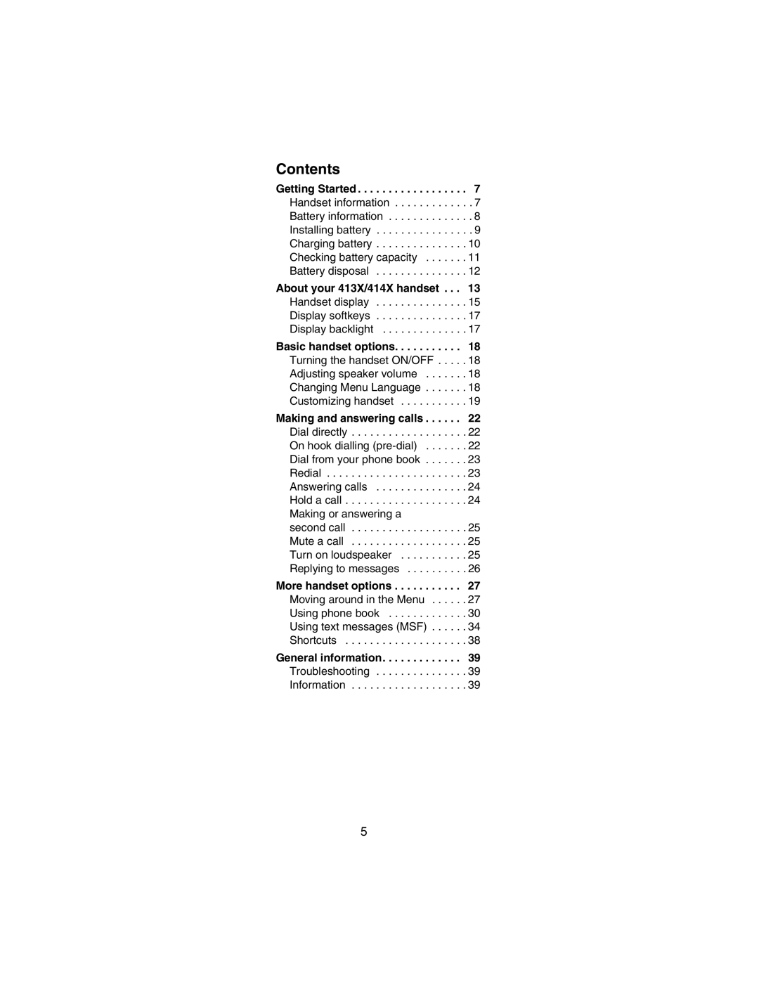 Nortel Networks 413X manual Contents 