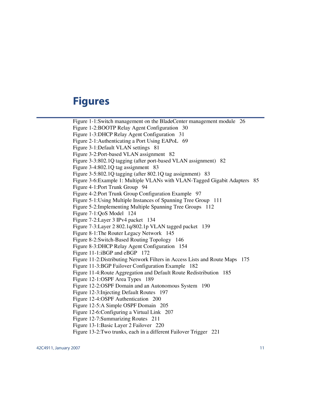 Nortel Networks 42C4911 manual Figures 