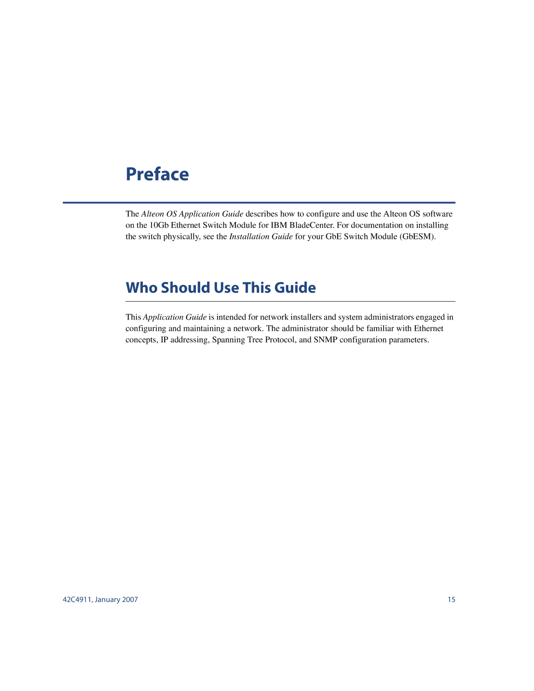 Nortel Networks 42C4911 manual Preface, Who Should Use This Guide 