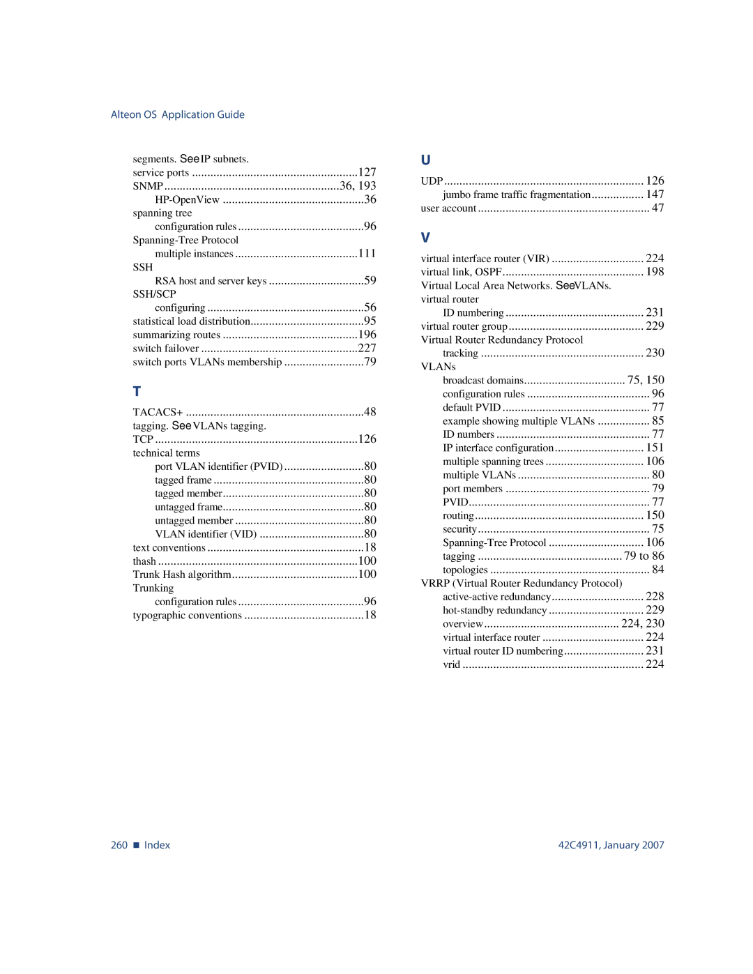 Nortel Networks 42C4911 manual Snmp 