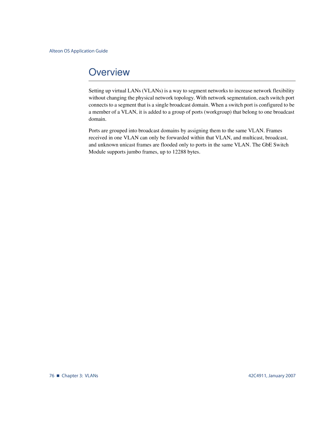 Nortel Networks 42C4911 manual Overview 