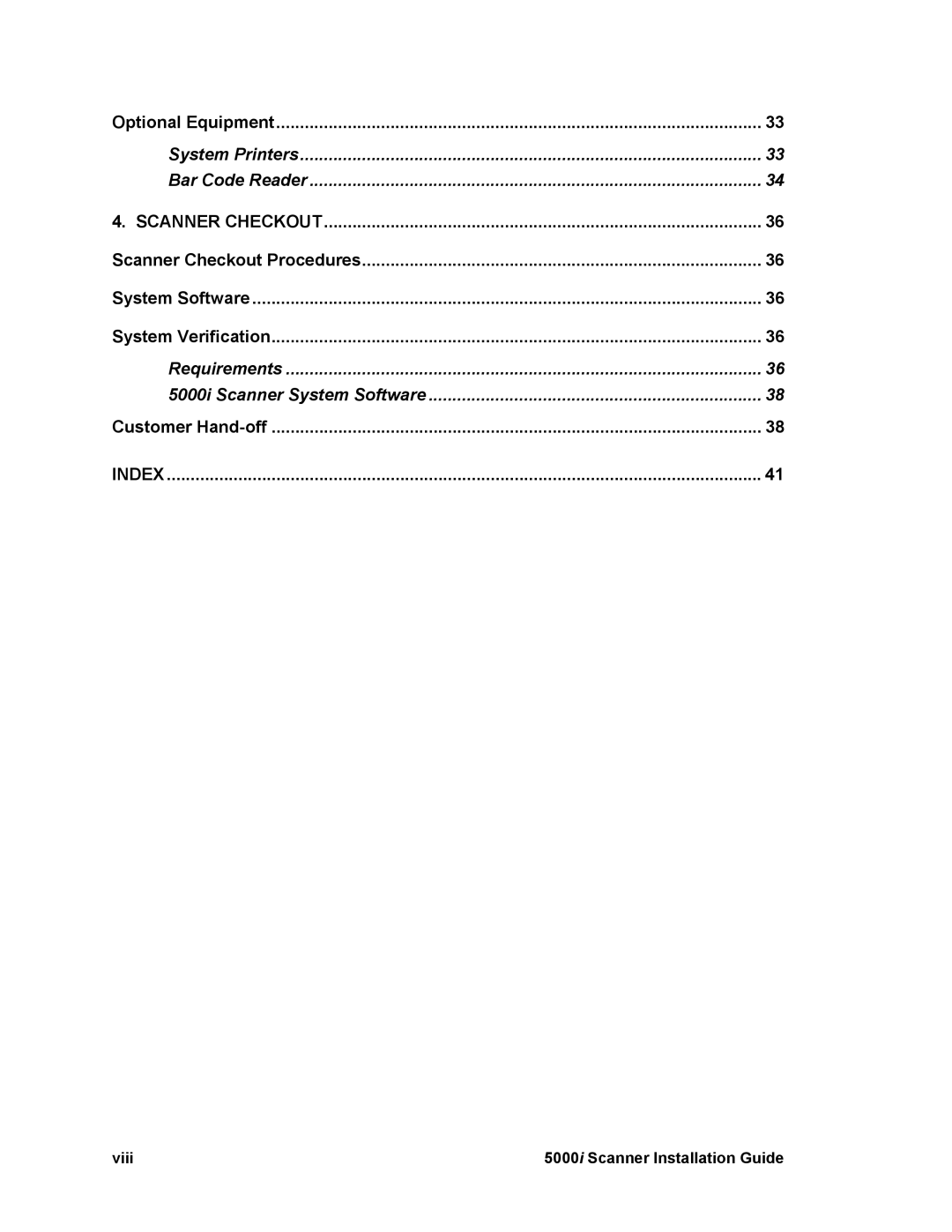 Nortel Networks manual Viii 5000i Scanner Installation Guide 