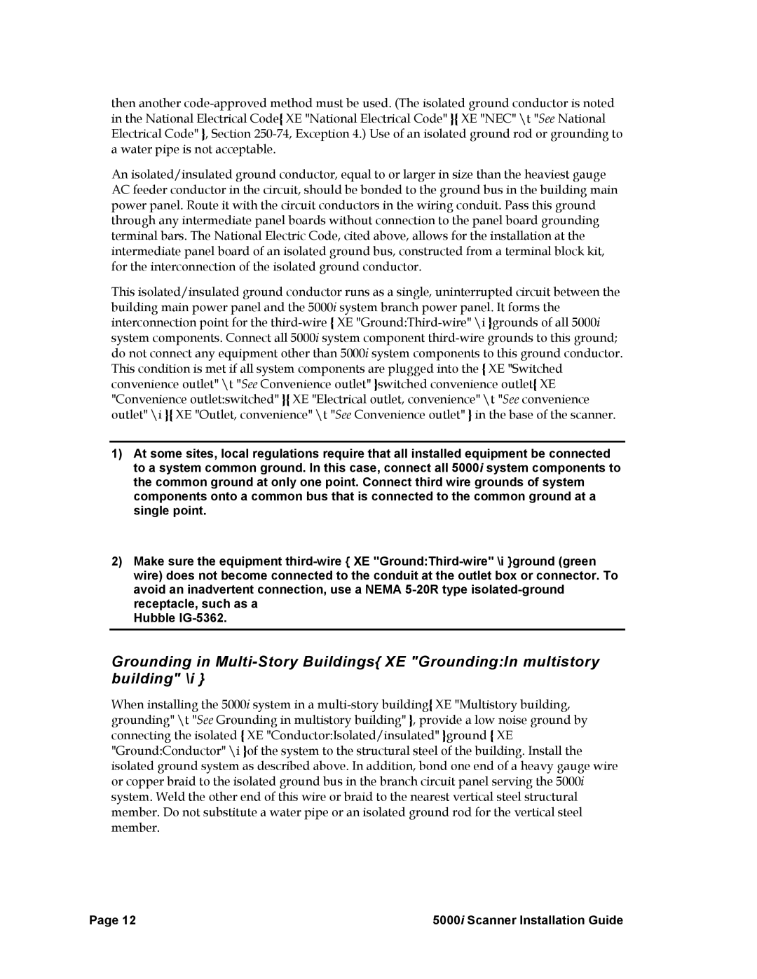 Nortel Networks manual 5000i Scanner Installation Guide 