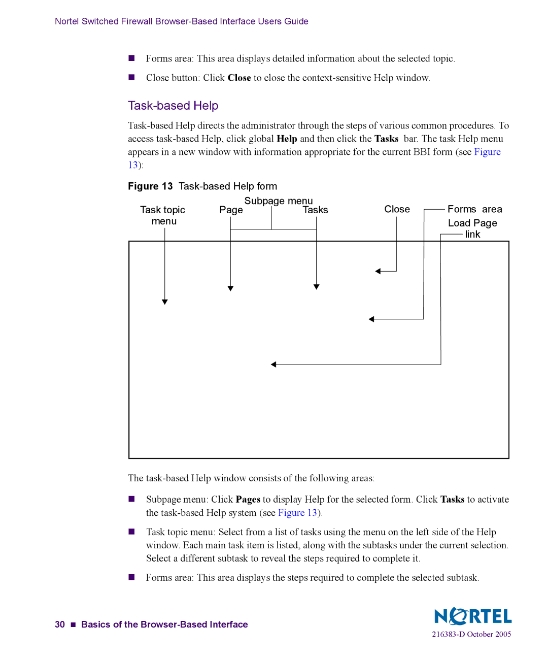 Nortel Networks 5100 manual Task-based Help 