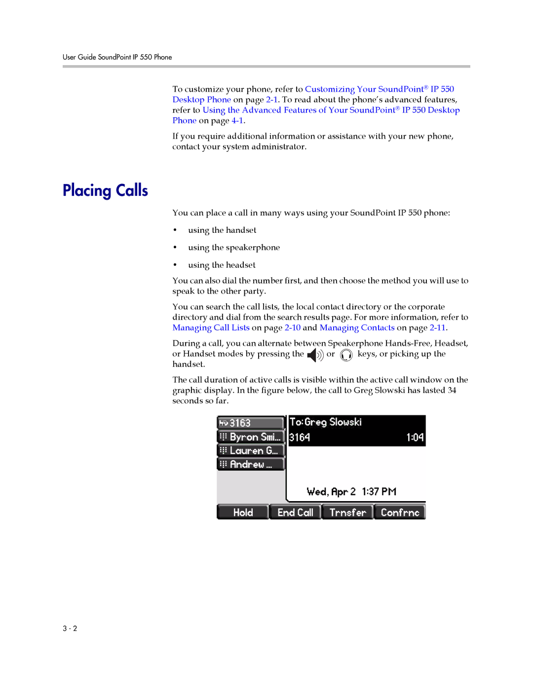 Nortel Networks 550 manual Placing Calls 