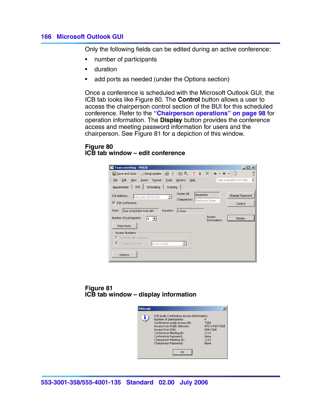 Nortel Networks 553-3001-358, 555-4001-135 manual Microsoft Outlook GUI 