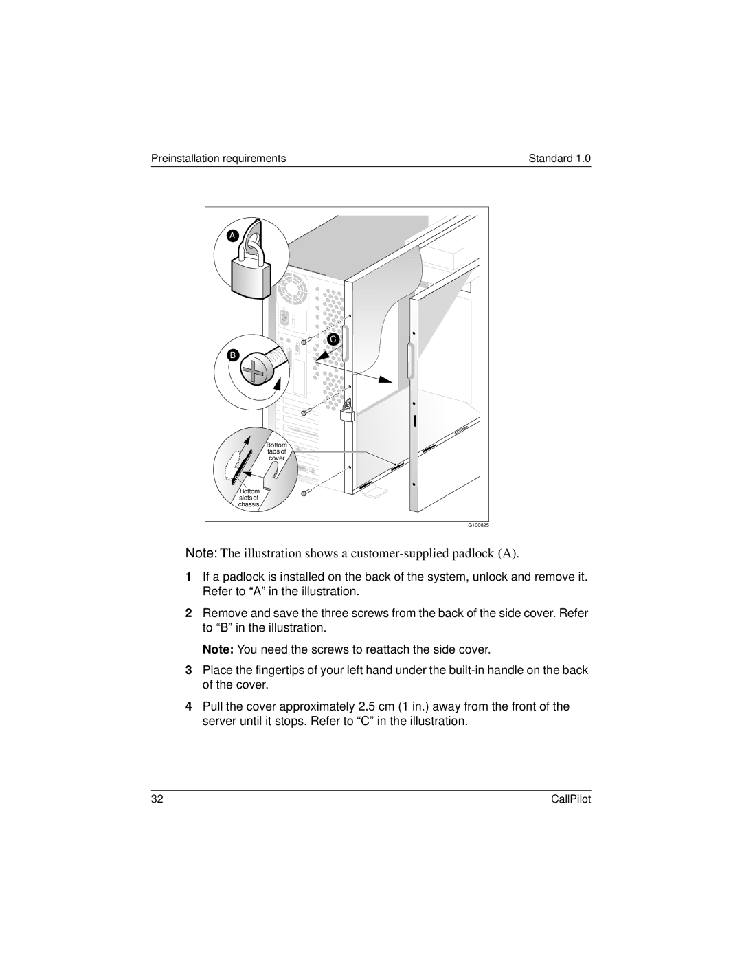 Nortel Networks 555-7101-215 manual Bottom 