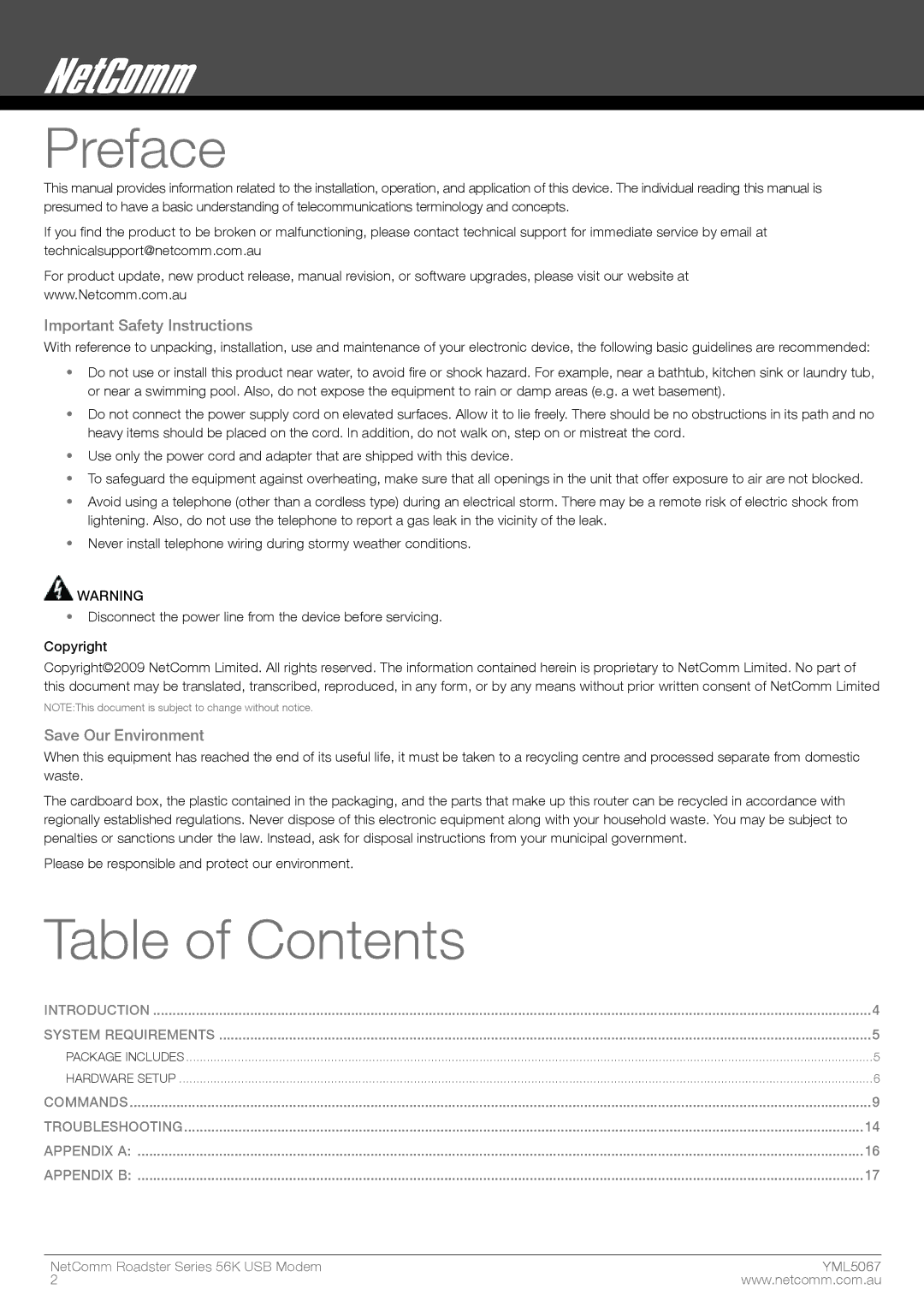 Nortel Networks 56K manual Preface, Table of Contents 