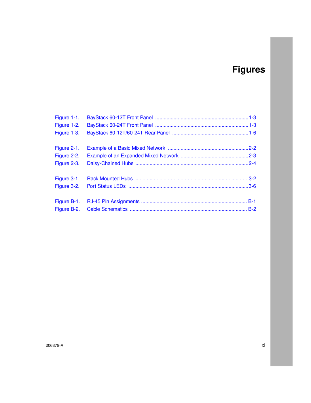 Nortel Networks 60-12T, 60-24T manual Figures 