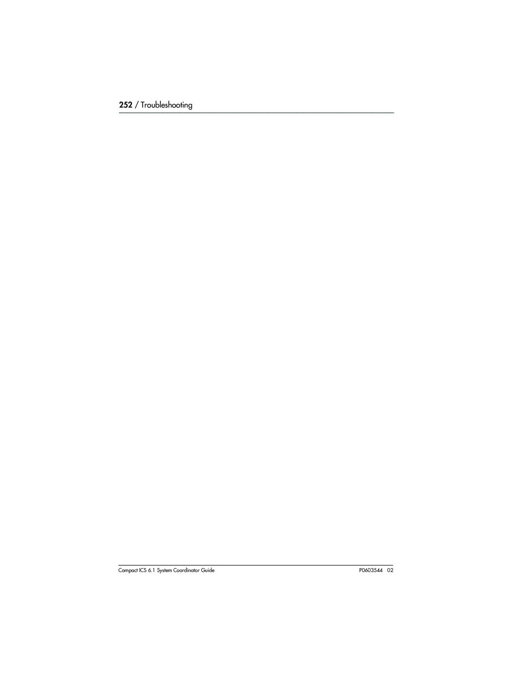 Nortel Networks 6.1 manual 252 / Troubleshooting 