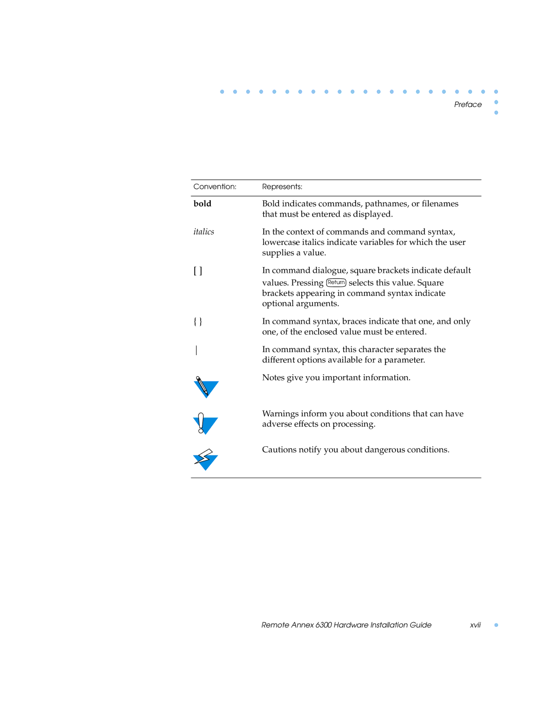 Nortel Networks 6300 manual Bold 