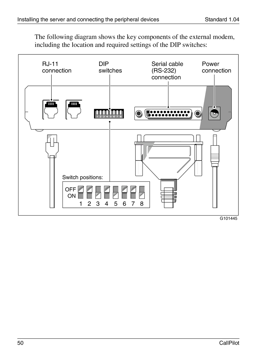 Nortel Networks 703t manual Dip 