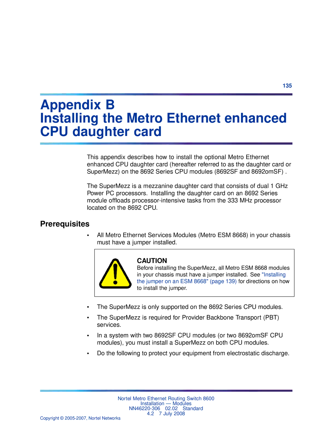 Nortel Networks 8005DC, 8003AC, 8004AC, 8004DC, 8005AC manual 135 