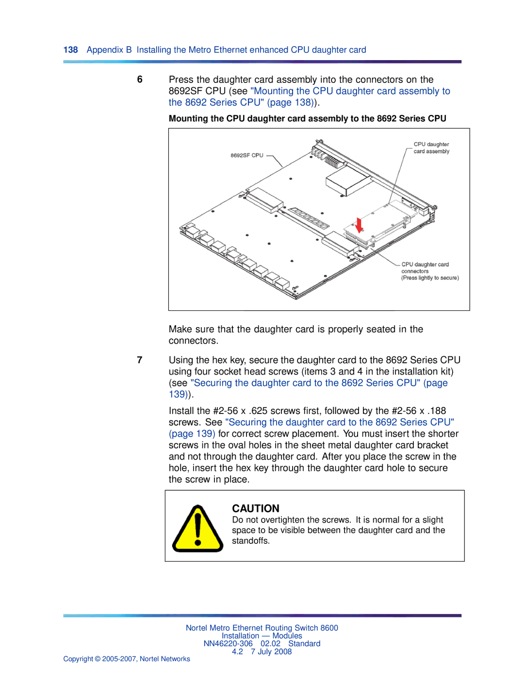 Nortel Networks 8004DC, 8005DC, 8003AC, 8004AC, 8005AC manual Copyright 2005-2007, Nortel Networks 