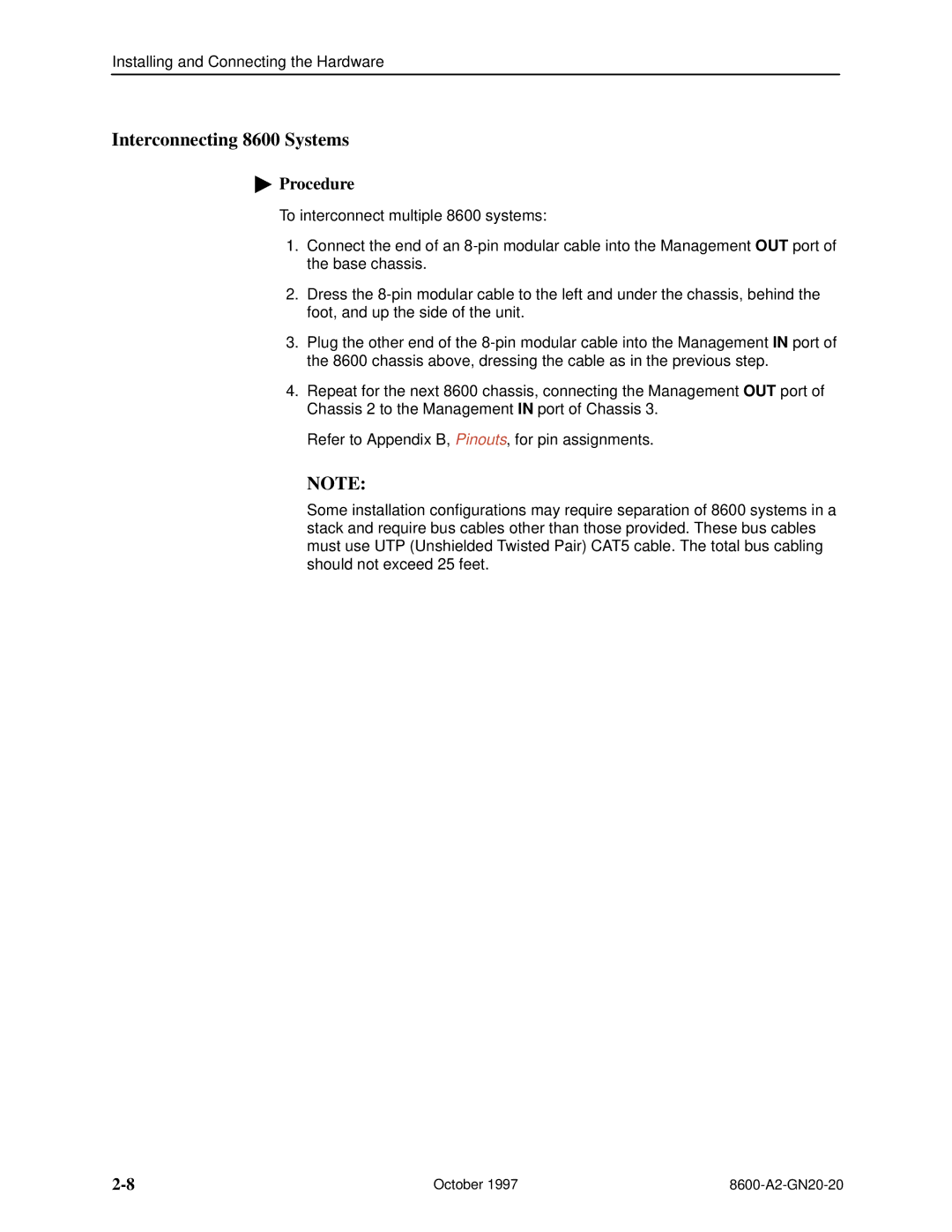 Nortel Networks manual Interconnecting 8600 Systems 