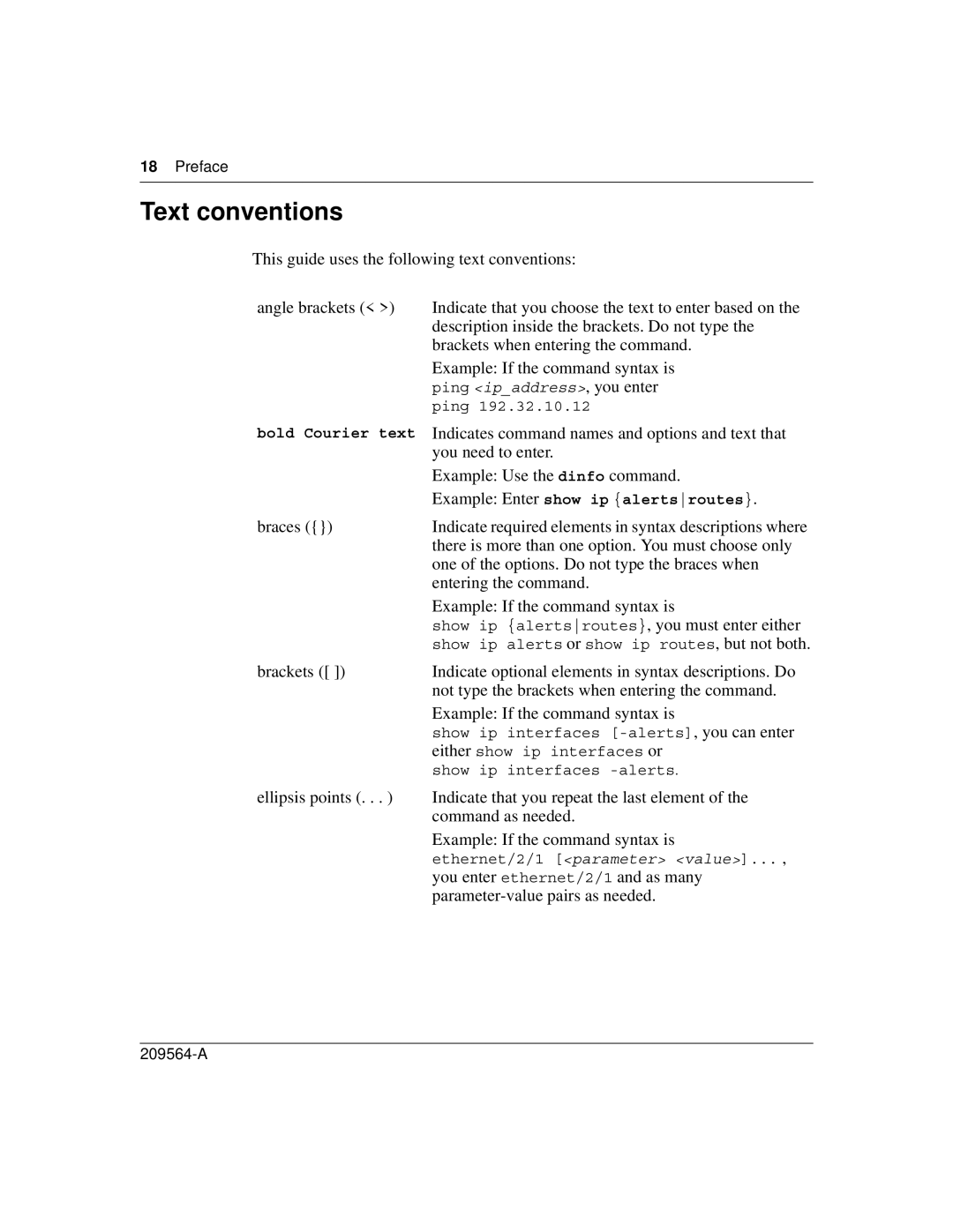 Nortel Networks 8683POS manual Text conventions 