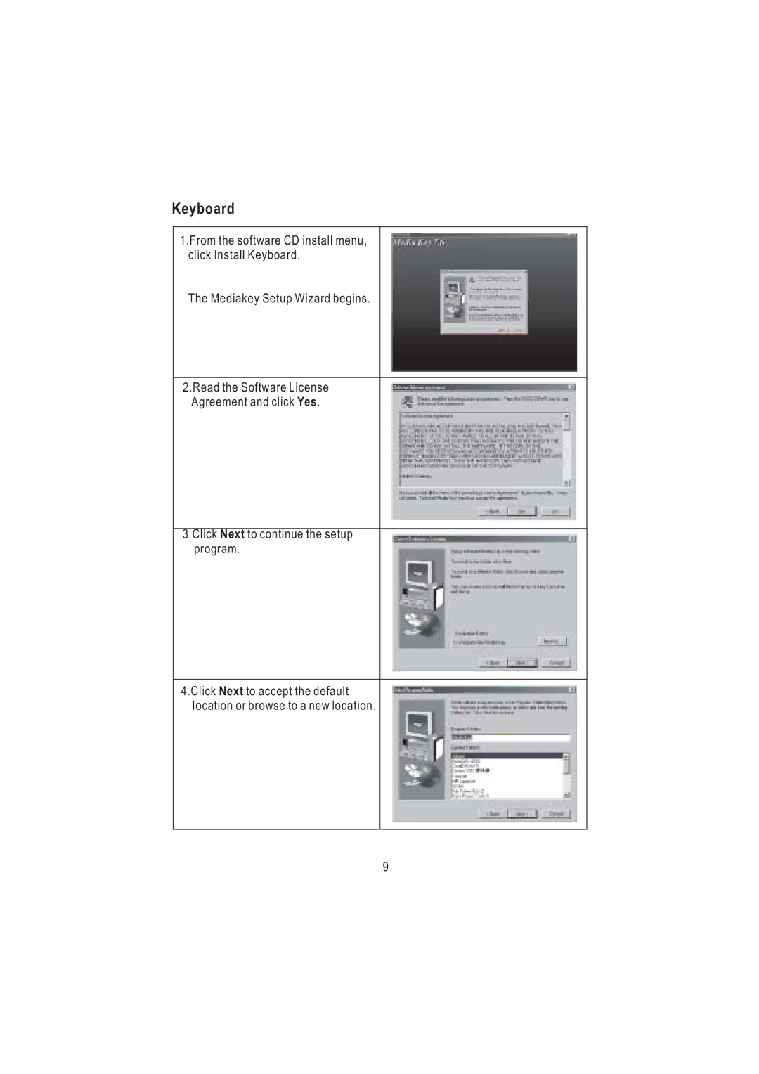 Nortel Networks AKM9600/8 manual Keyboard 