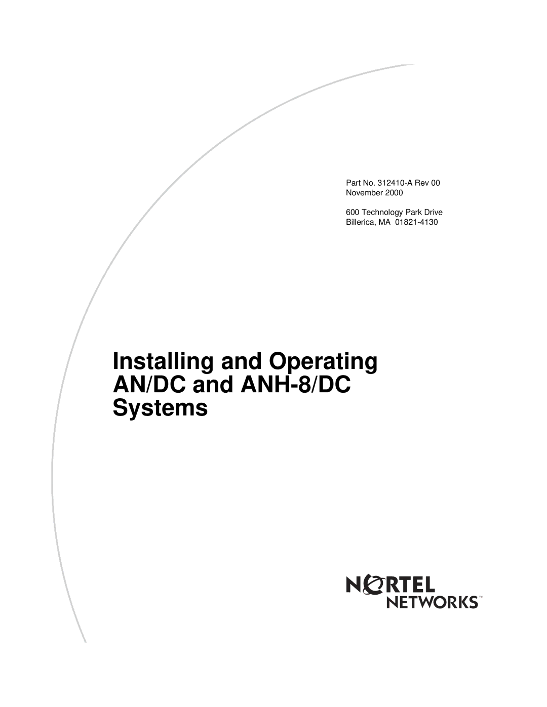 Nortel Networks manual Installing and Operating AN/DC and ANH-8/DC Systems 