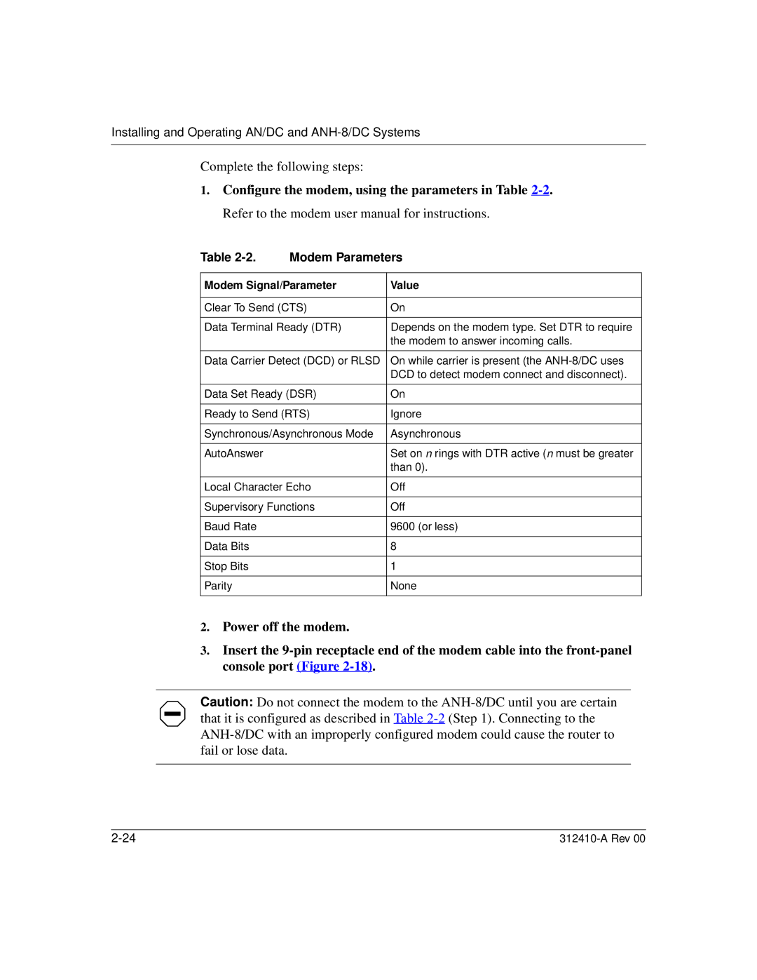 Nortel Networks AN/DC manual Complete the following steps 