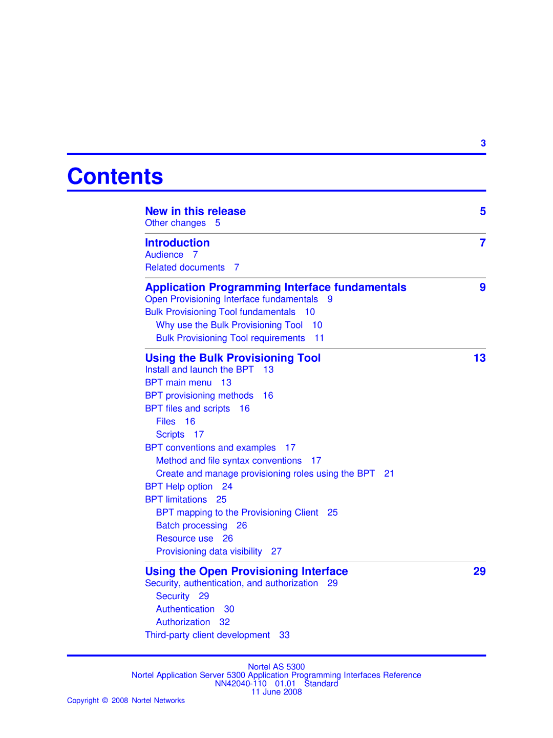 Nortel Networks AS 5300 manual Contents 