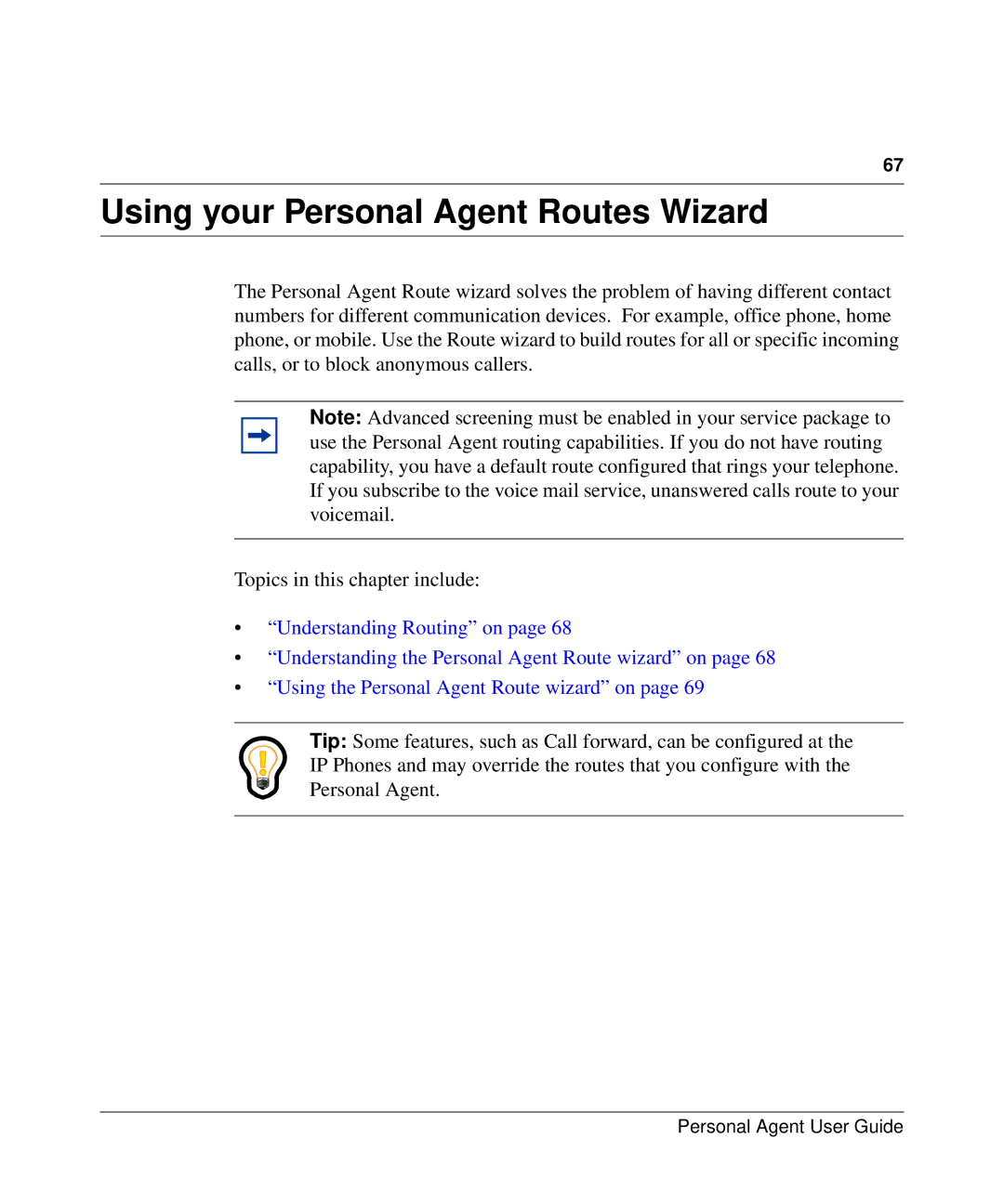 Nortel Networks AS 5300 manual Using your Personal Agent Routes Wizard 