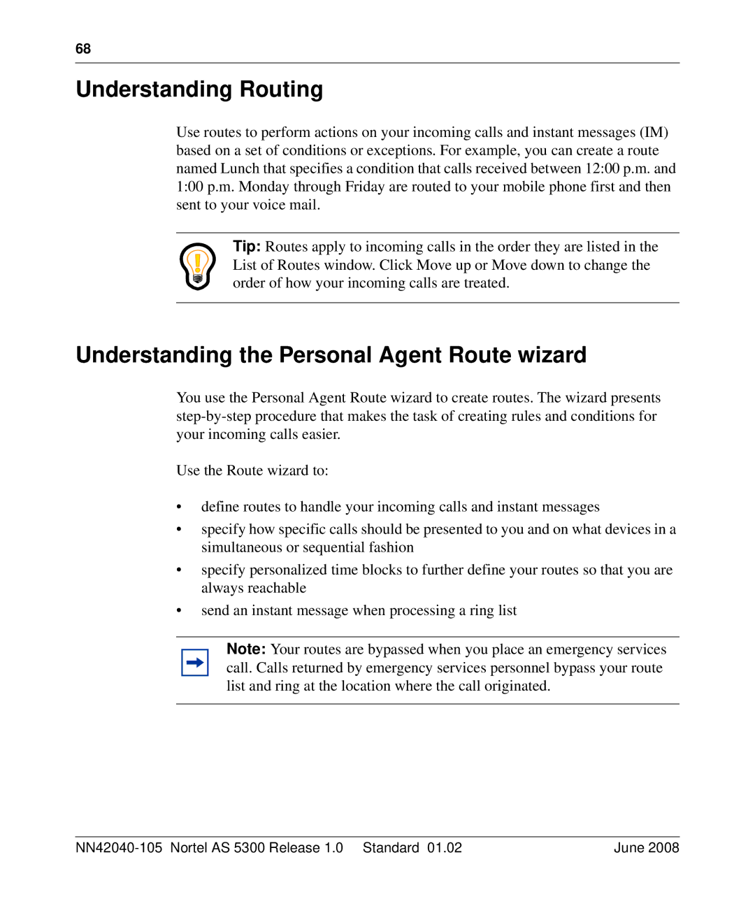 Nortel Networks AS 5300 manual Understanding Routing, Understanding the Personal Agent Route wizard 