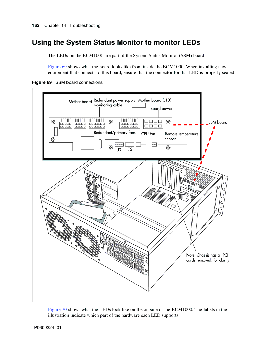 Nortel Networks BCM1000 manual Using the System Status Monitor to monitor LEDs, Troubleshooting 