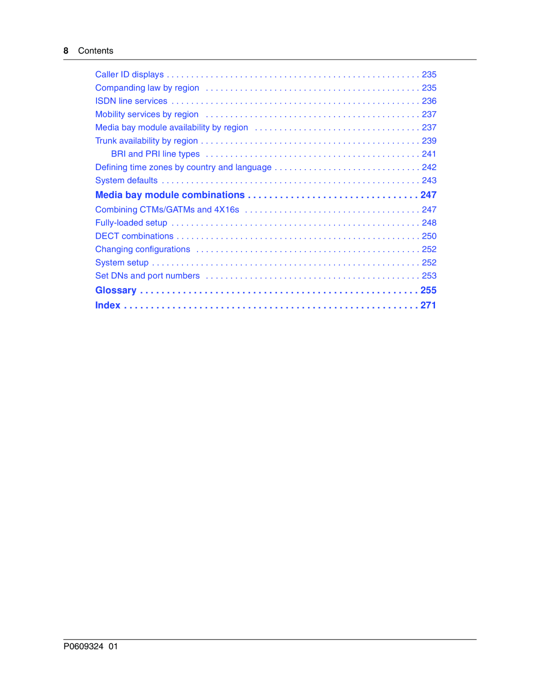 Nortel Networks BCM1000 manual Media bay module combinations 