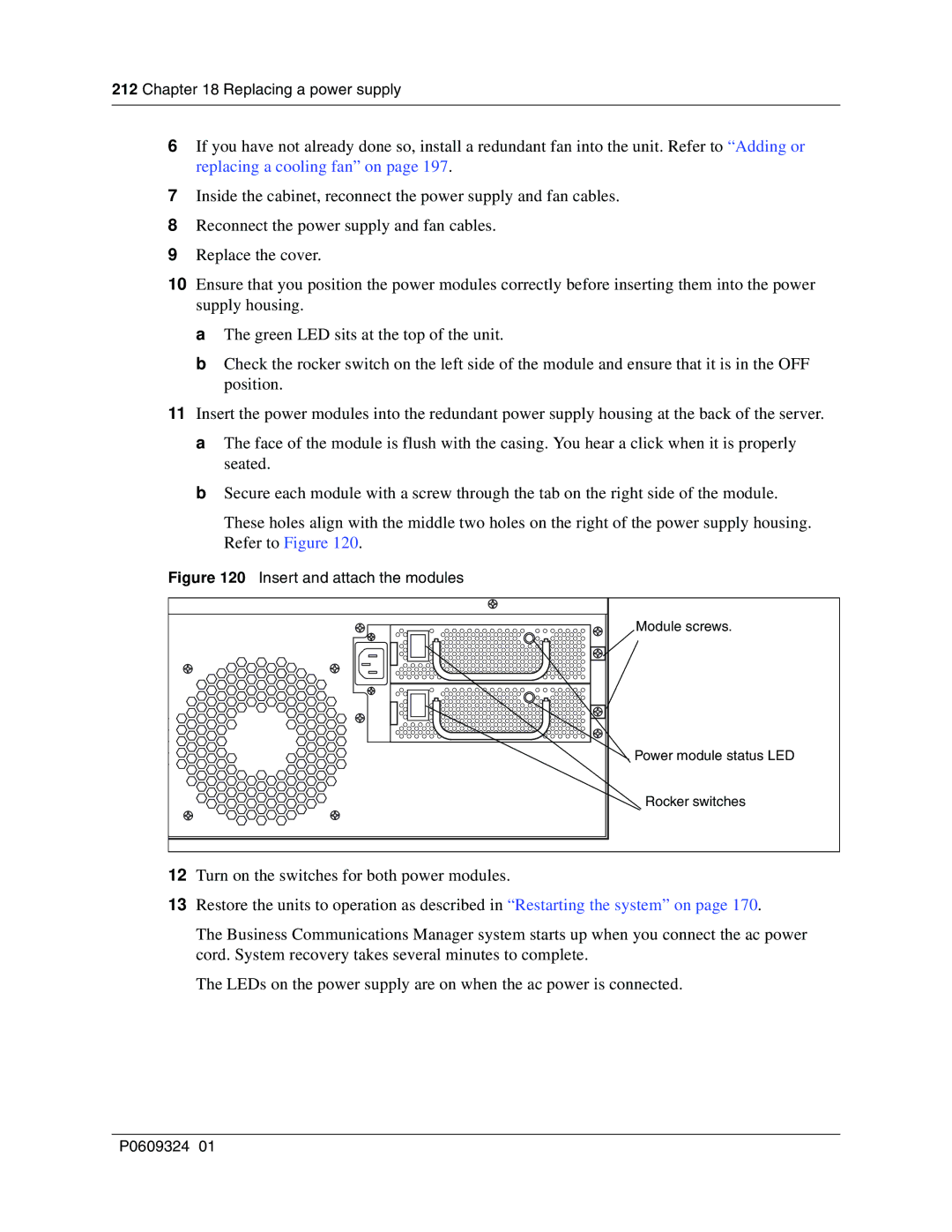 Nortel Networks BCM1000 manual Insert and attach the modules 