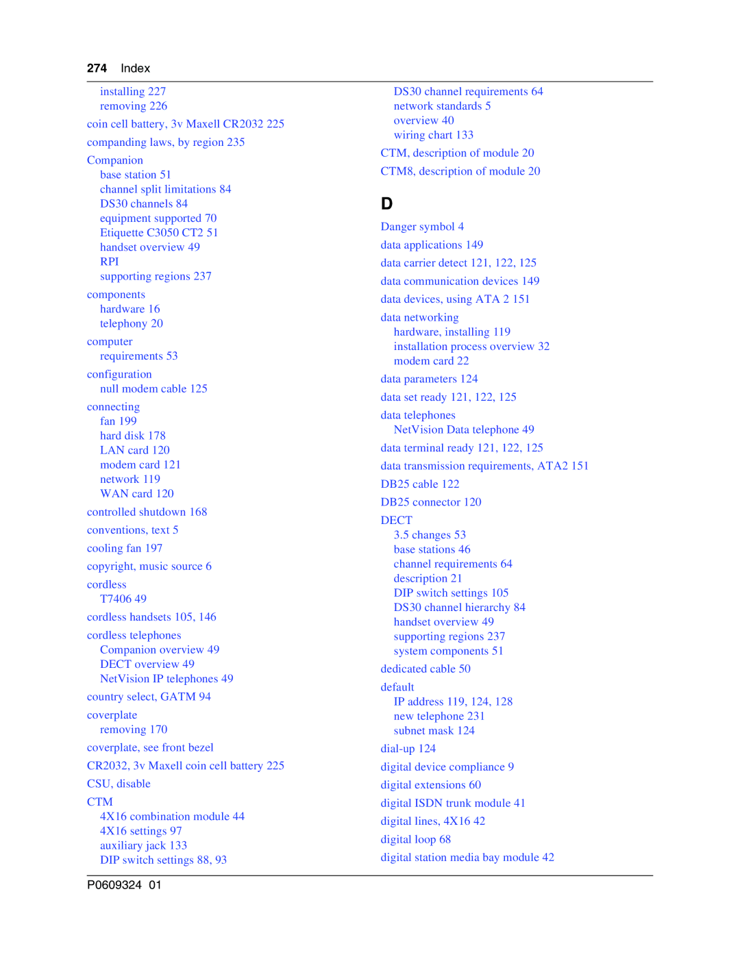 Nortel Networks BCM1000 manual Ctm 