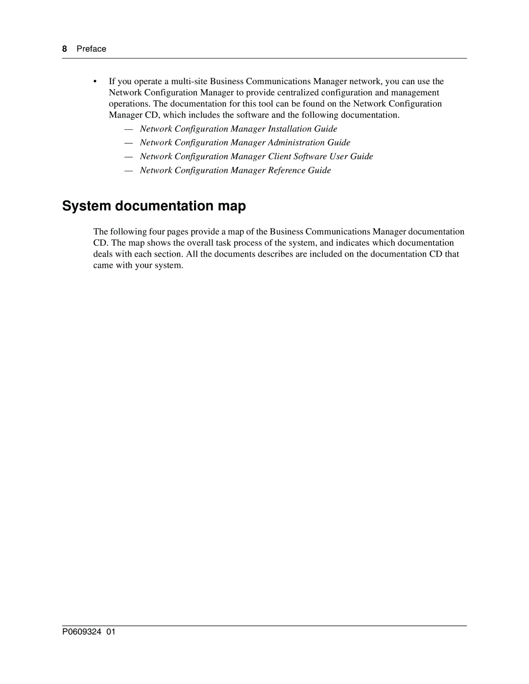 Nortel Networks BCM1000 manual System documentation map 