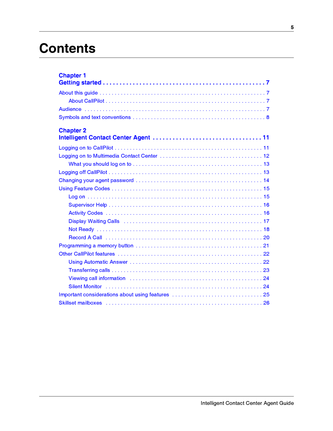 Nortel Networks BCM50 3.0 manual Contents 