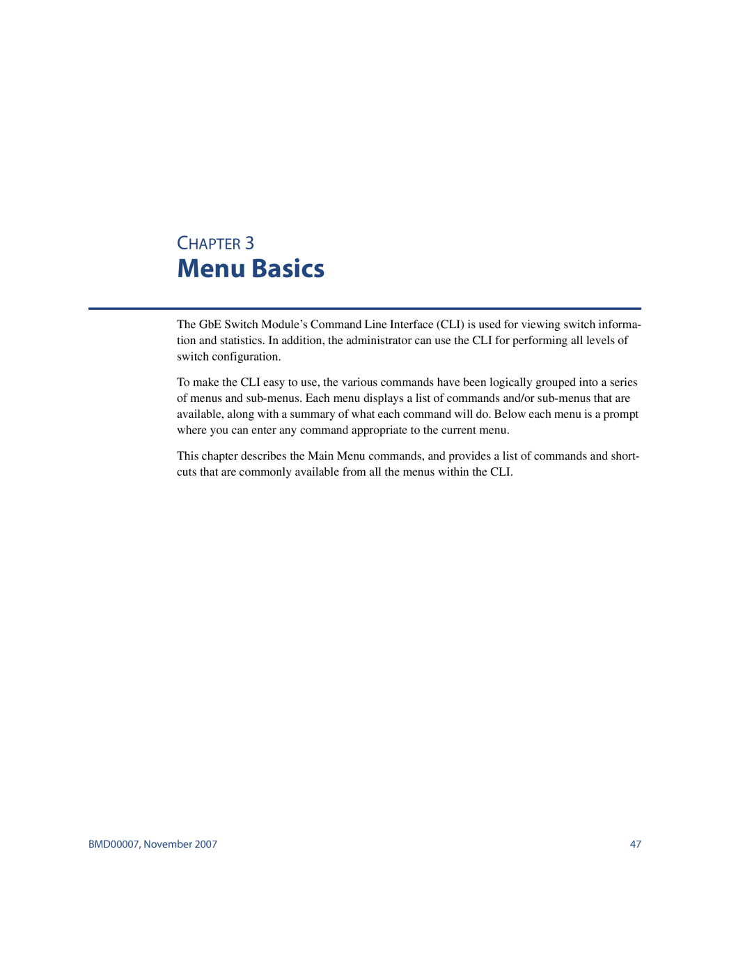 Nortel Networks BMD00007 manual Menu Basics 