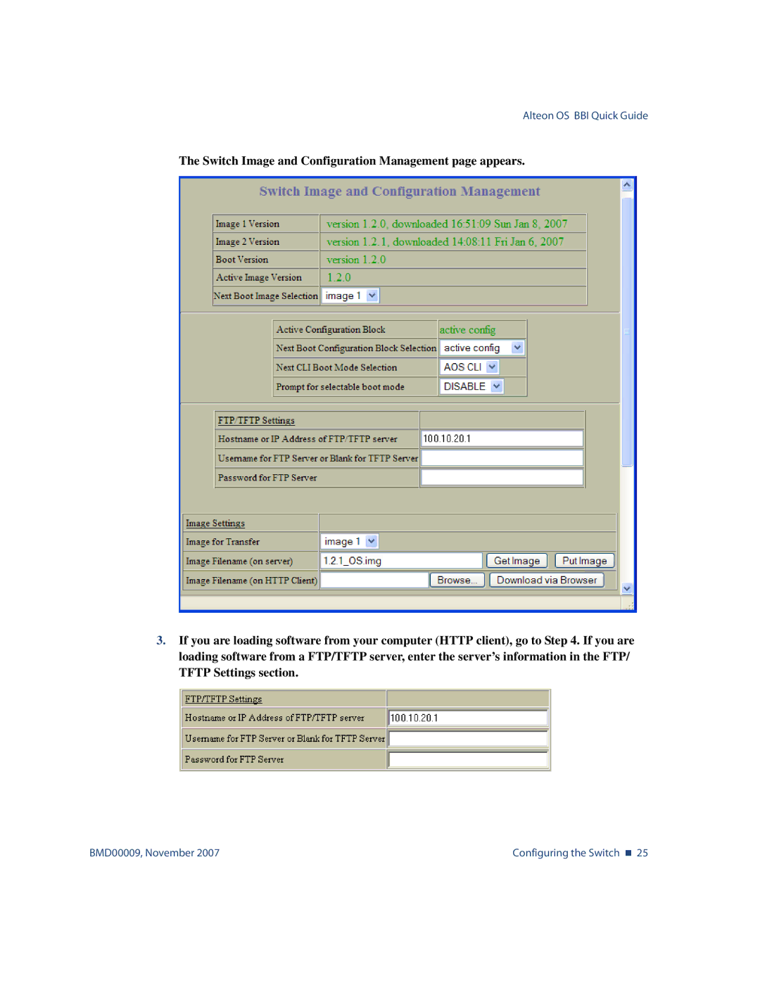 Nortel Networks BMD00009 manual Alteon OS BBI Quick Guide 